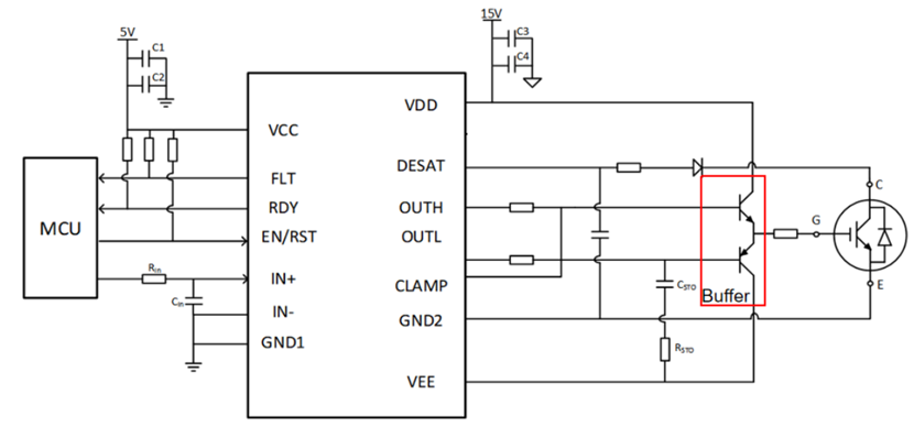 1659693893997445.png 大功率应用中传统方案驱动电路图.png